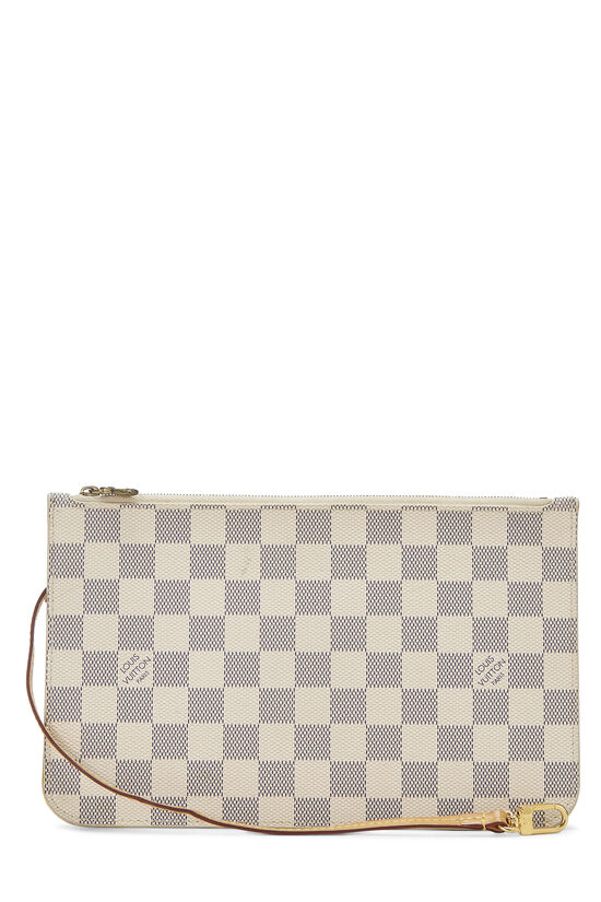 Damier Azur Neverfull Pouch MM, , large image number 0
