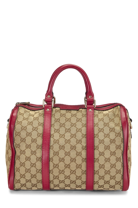 Red Original GG Canvas Boston Handbag Medium, , large image number 0