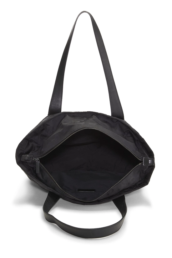 Black Nylon Travel Line Tote Medium, , large image number 5