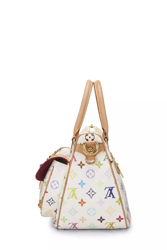 Takashi Murakami x Louis Vuitton White Monogram Multicolore Rita, , large image number 2