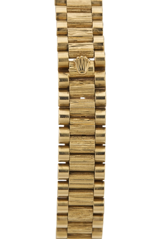 Gold Linen Dial Bark President 6927 26mm, , large image number 5