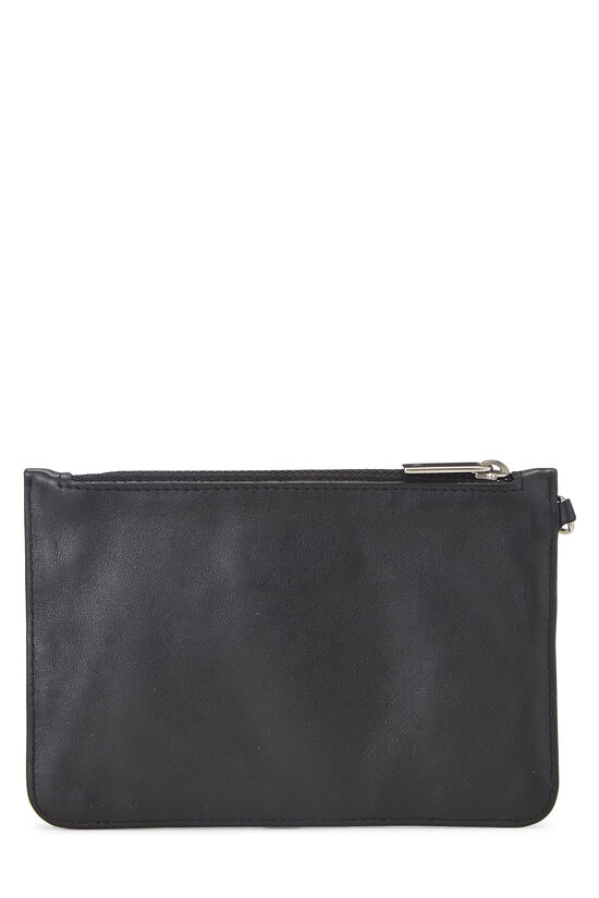 Black Lambskin 'CC' Pouch Small, , large image number 2