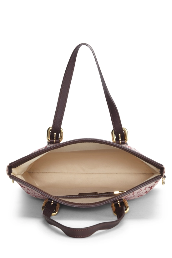Burgundy Monogram Mini Lin Francoise, , large image number 5