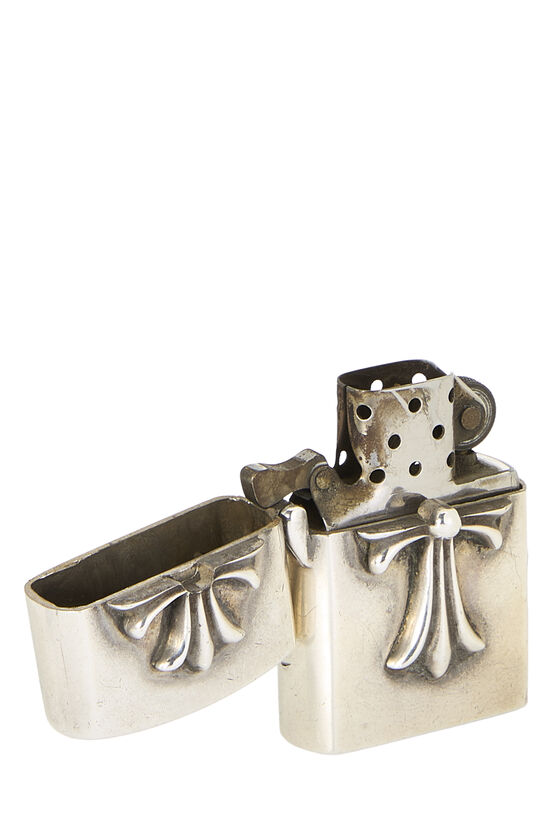 Sterling Silver Cross Zippo Lighter , , large image number 3