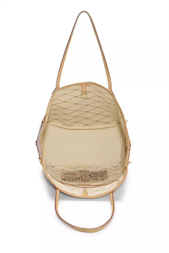 Pink Damier Azur Trunk Neverfull MM, , large image number 5