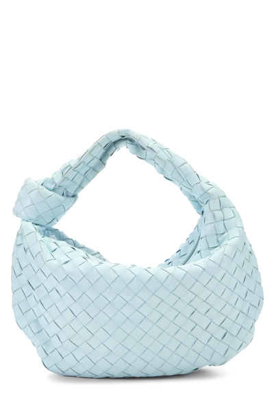 Bottega Veneta Blue Intrecciato Leather Teen Jodie