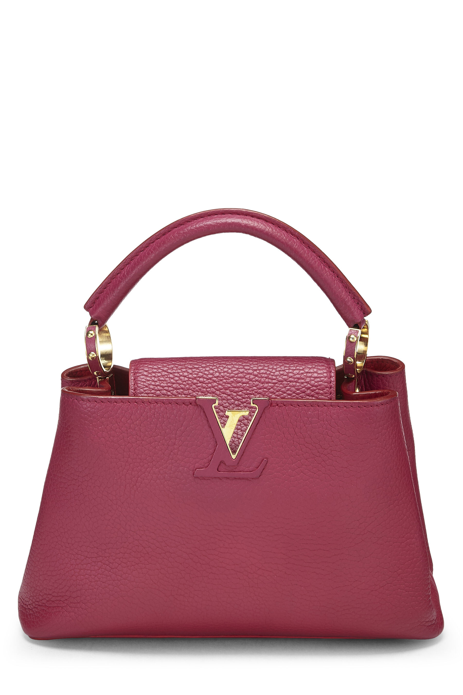 Pre-Owned Pink Taurillon Capucines BB QJB0873SP2004