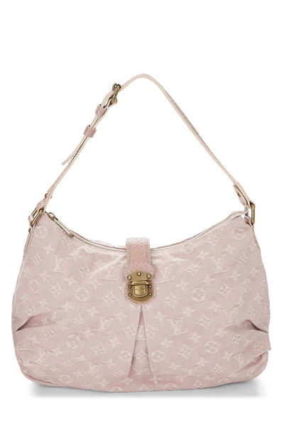 Louis Vuitton Pink Monogram Denim Slightly — photo 1
