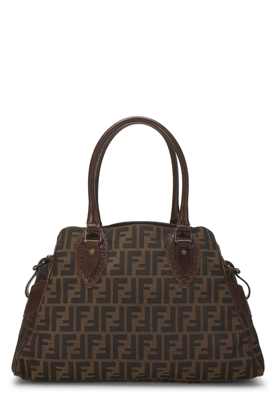 Brown Zucca Canvas Bag Du Jour Medium, , large image number 3