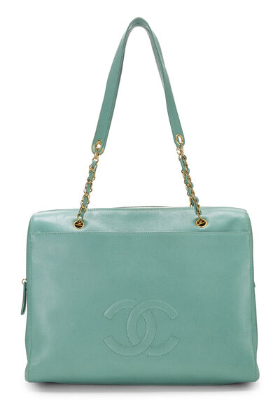 Green Caviar Zip Tote Large