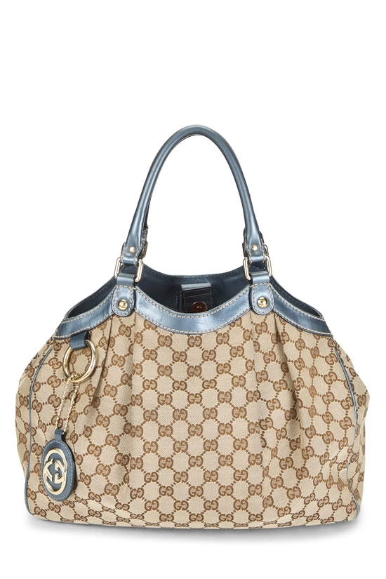 Blue Original GG Canvas Sukey Tote, , large image number 0