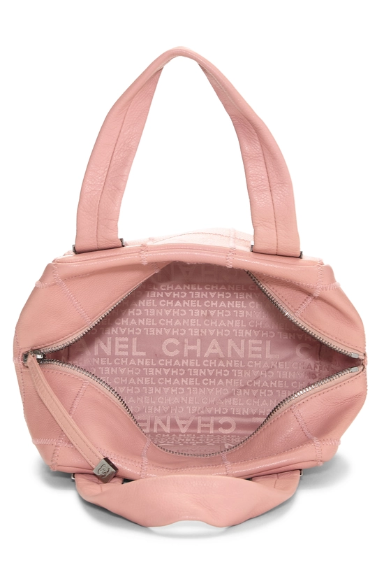 Pink Quilted Caviar Bowler Small, , large image number 5