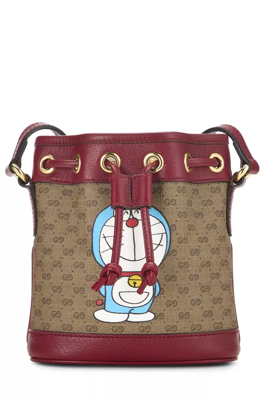 Doraemon x Gucci Coated Canvas Bucket Bag Mini, , large image number 0