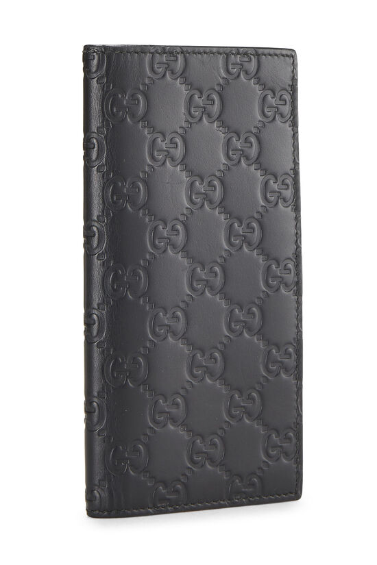 Black Guccissima Continental Wallet, , large image number 1