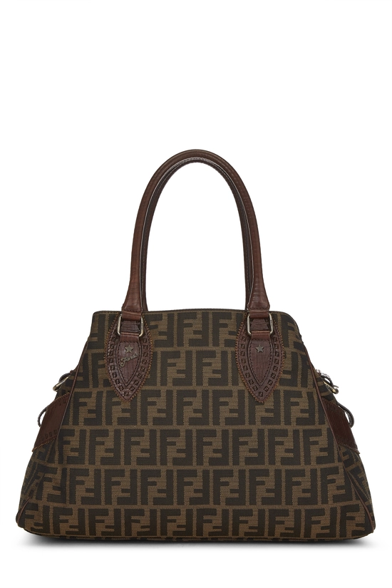 Brown Zucca Canvas Bag Du Jour, , large image number 0