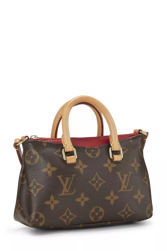 Red Monogram Canvas Pallas Nano, , large image number 1
