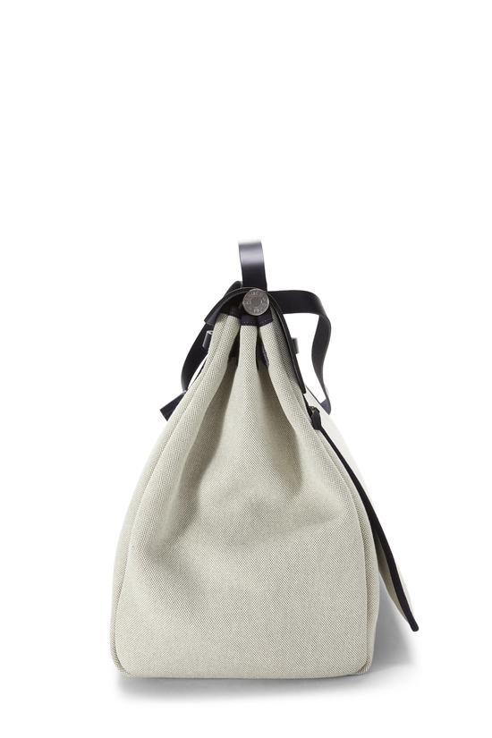 Navy Canvas H Plume Herbag Zip Cabine, , large image number 2