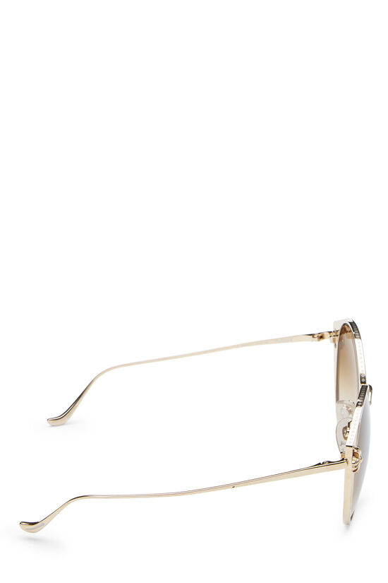 Gold Metal Vajazzle Sunglasses, , large image number 2
