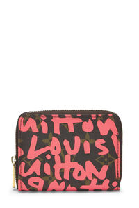 Louis Vuitton Pink Graffiti Stephen Sprouse Limited Edition Zippy Wallet  Louis Vuitton