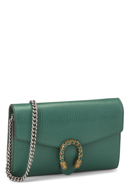 Green Leather Dionysus Wallet on Chain (WOC), , large image number 1