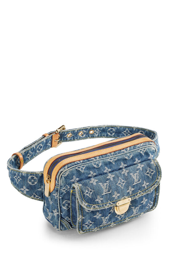 Louis Vuitton Bum Bag Mage Terre 232300 Grey Damier Jean Canvas