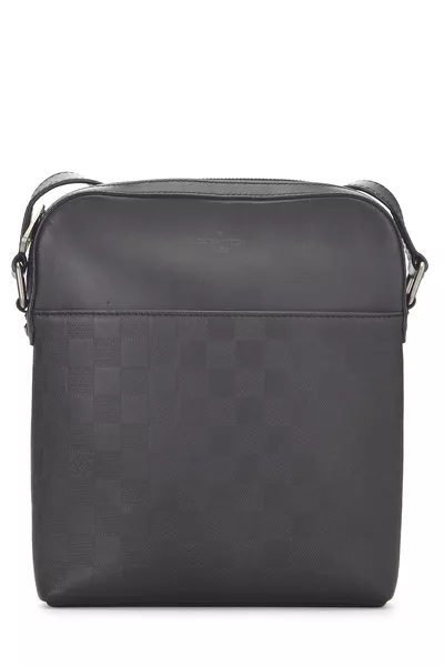 Black Damier Infini District Pochette