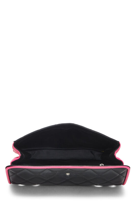 SOLD Chanel Pink Studded Chevron Medium Flap Bag