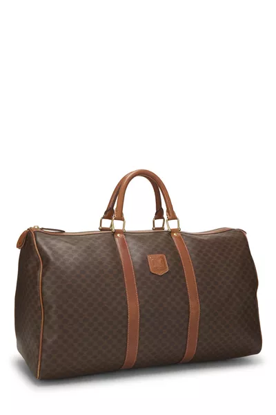 Brown Coated Canvas Macadam Boston, , large