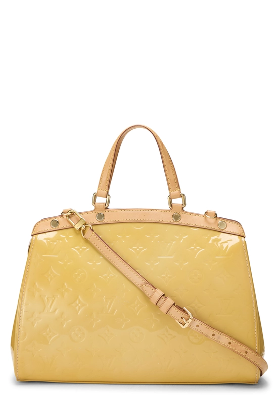 Yellow Monogram Vernis Brea MM, , large image number 3