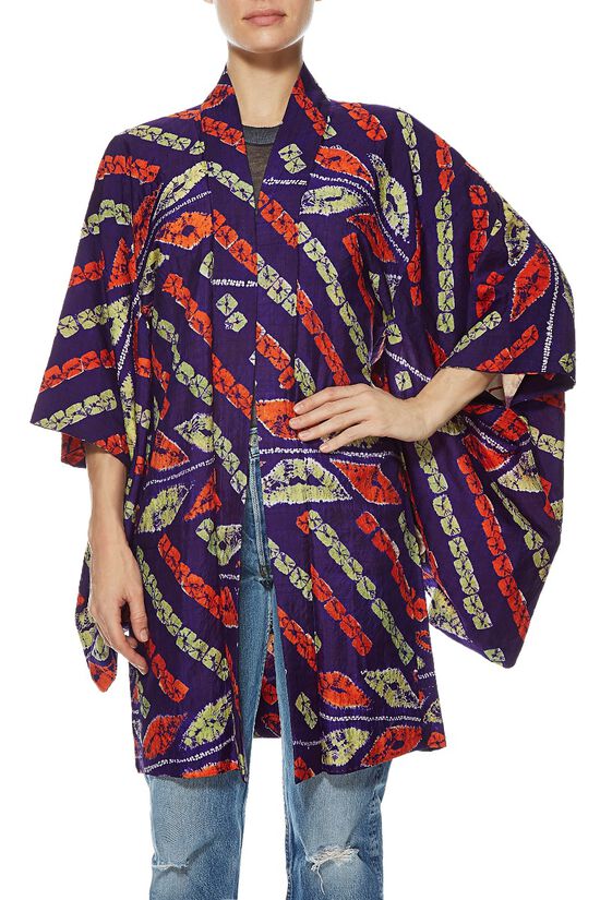 Silk Kimono Haori, , large image number 0