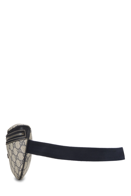 Navy GG Supreme Canvas Waist Pouch Large, , large image number 2