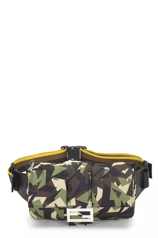 Multicolor Nylon Baguette Belt Bag, , large image number 0