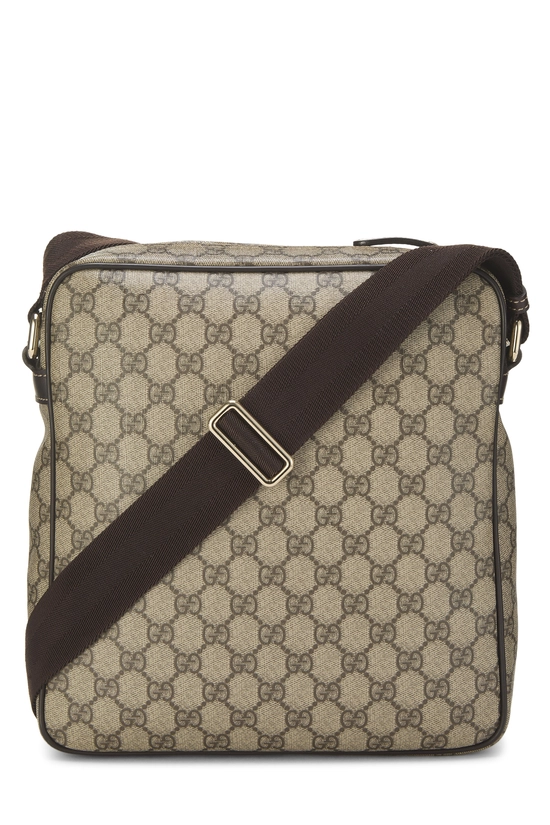 Brown GG Supreme Canvas Vertical Camera Bag Large, , large image number 3