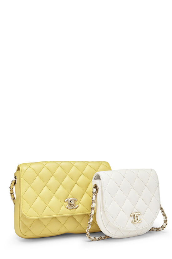 Chanel Vintage Gold Quilted Lambskin Micro Flap Bag Gold Hardware,  1989-1991 Available For Immediate Sale At Sotheby's
