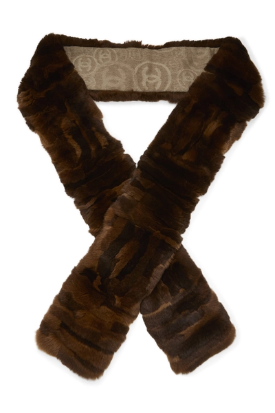 Brown Fur Muffler