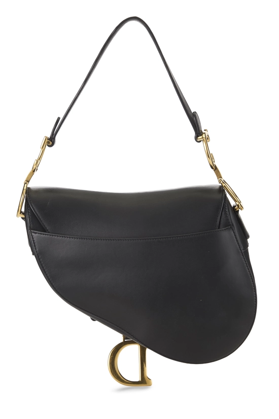 Black Calfskin Saddle Bag NM, , large image number 3