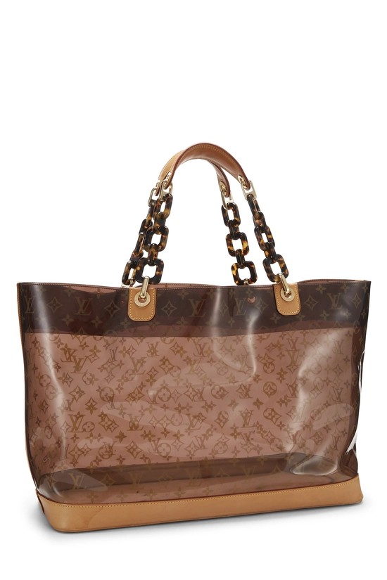 Brown Monogram Ambre Vinyl Cabas GM, , large image number 1