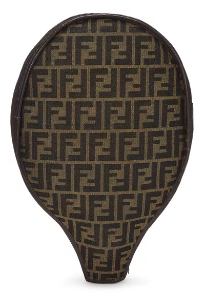 Brown Zucca Canvas Tennis Racket Cover