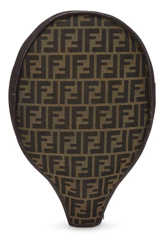 Brown Zucca Canvas Tennis Racket Cover, , large image number 0