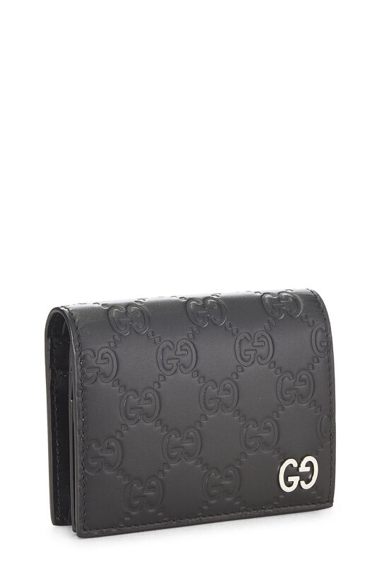 Black Microguccissima Wallet, , large image number 1