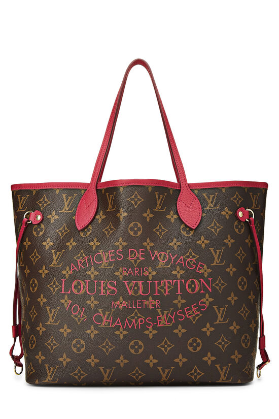 Louis Vuitton Pink Monogram Canvas Ikat Flower Neverfull MM 