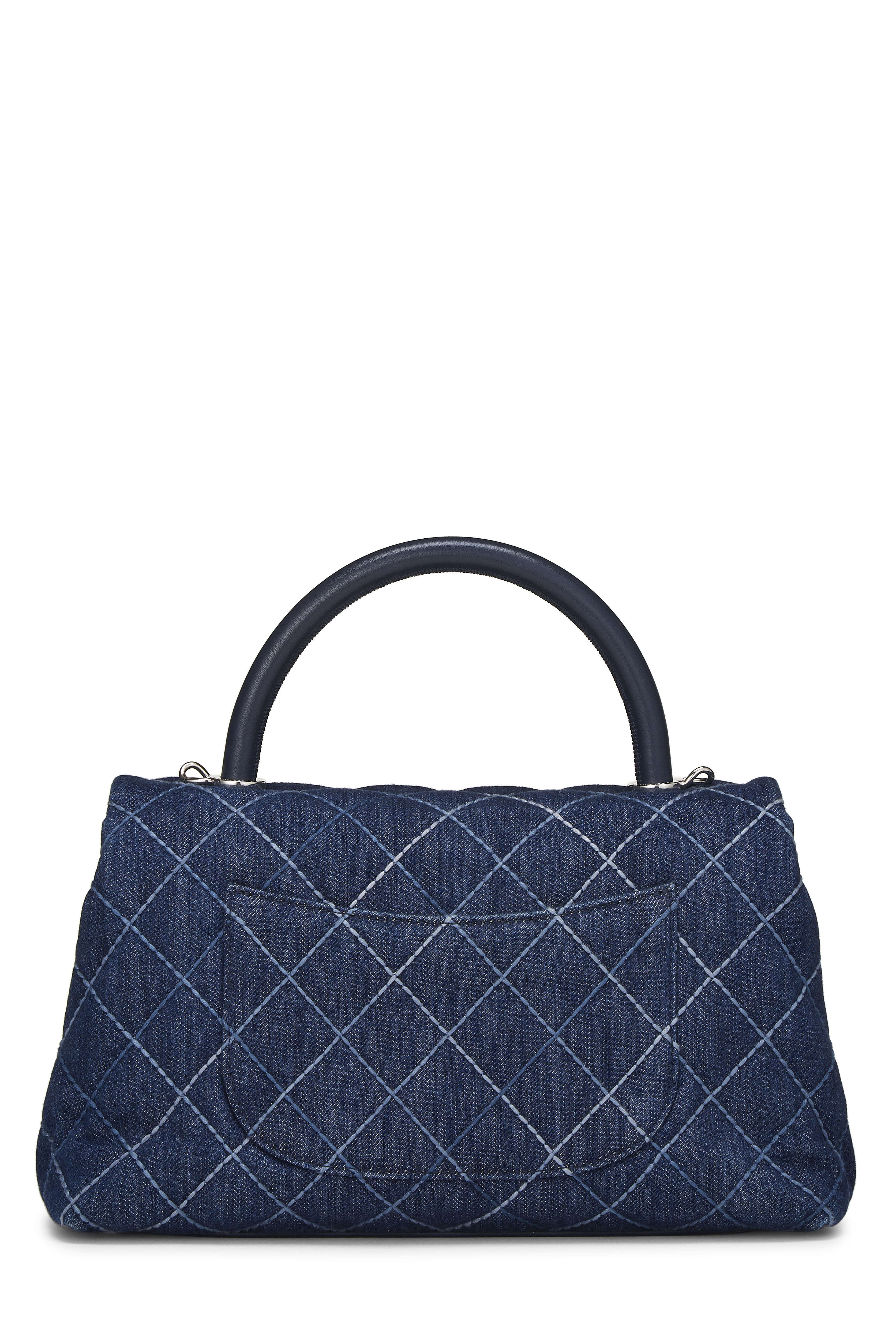 denim quilted bag