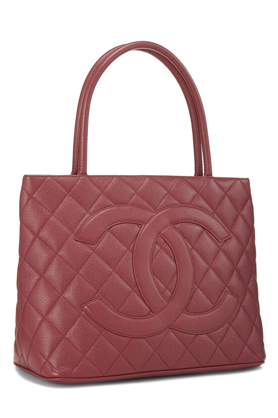 What Goes Around Comes Around Chanel Pink Caviar Medallion Bag