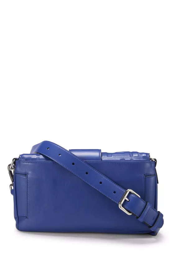 Blue Embossed Convertible Baguette Medium, , large image number 3