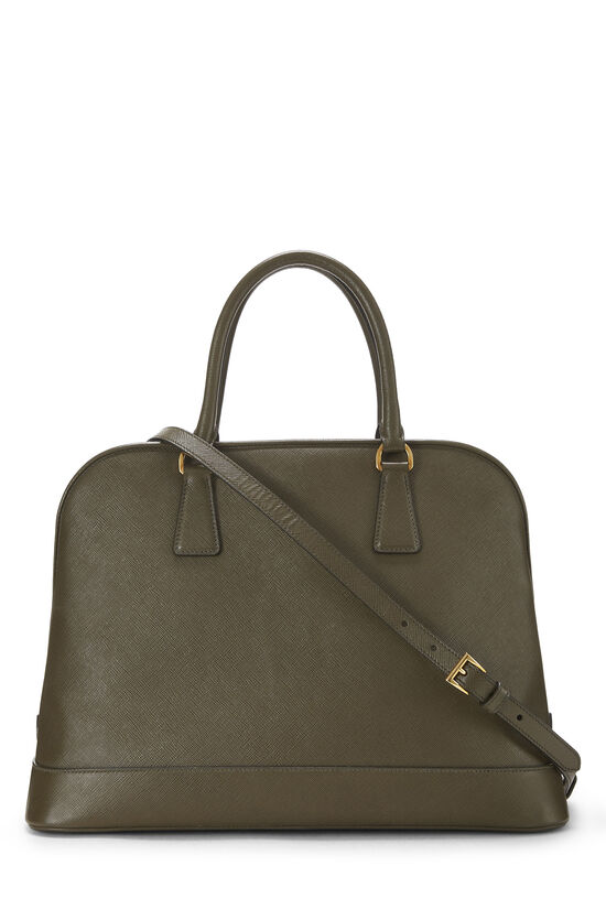 Green Saffiano Dome Tote, , large image number 3