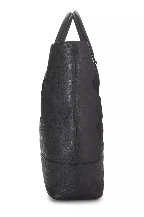 COMME DES GAR&Ccedil;ONS x Louis Vuitton Black Monogram Empreinte Bag with Holes, , large image number 2