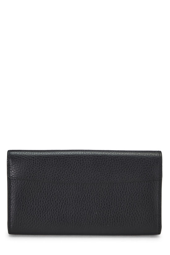Black Taurillon Leather Capucines Wallet, , large image number 4