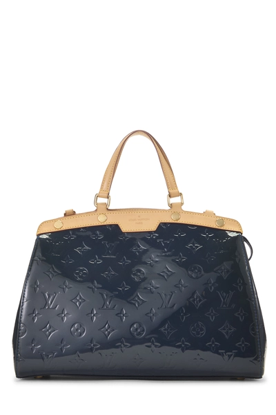 Louis Vuitton Blue Nuit Monogram Vernis Brea MM — photo 1