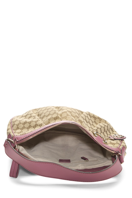 Pink Original GG Canvas Sukey Hobo, , large image number 5
