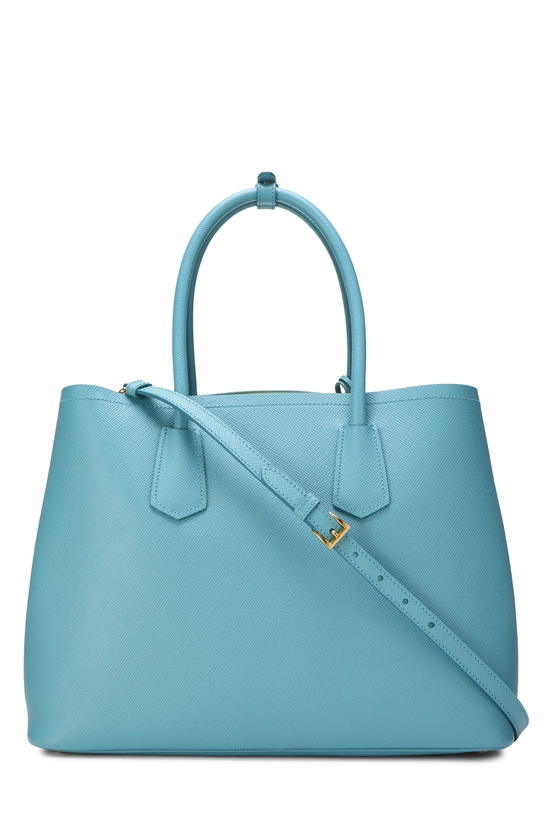 Blue Saffiano Double Bag Medium, , large image number 3